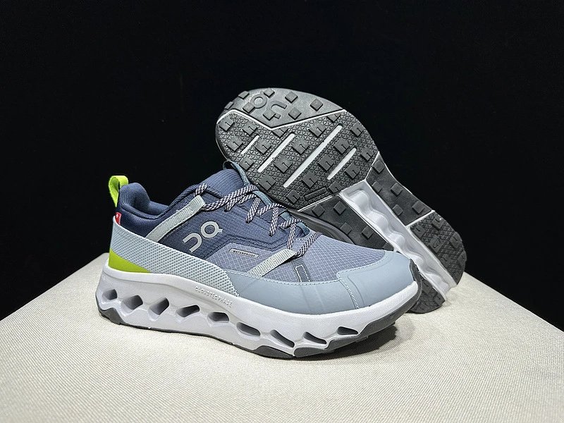 On Cloudmonster Light Gray Orange Sneakers Running Shoes - 15