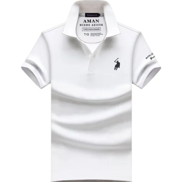 Polo Ralph Lauren Classic Fit White Polo Shirt Tops Polo - 1