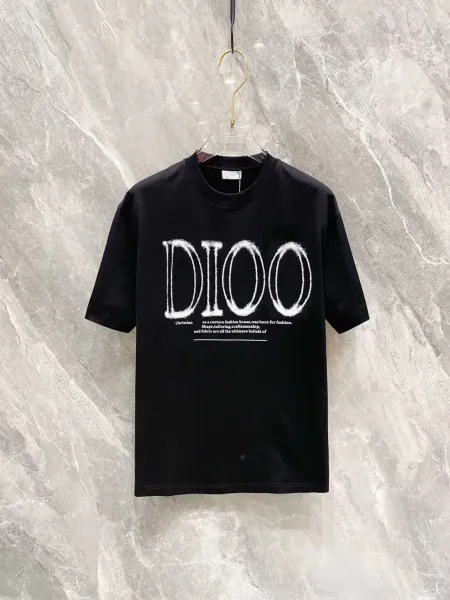 Dior DIOO Graphic Print Black T-Shirt - 1
