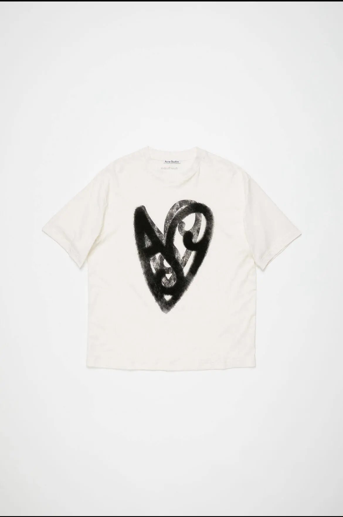 Acne Studios Embroidered Logo T-Shirt Charcoal Gray T-Shirt - 9