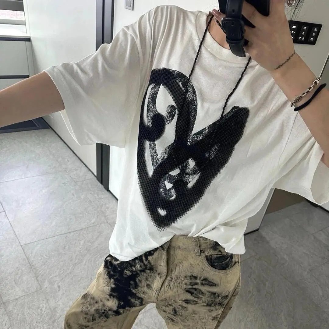Acne Studios Embroidered Logo T-Shirt Charcoal Gray T-Shirt - 23