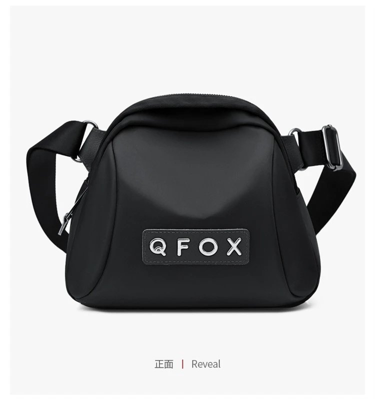 Design QFOX Mini Crossbody Bag Beige Crossbody Bags - 20