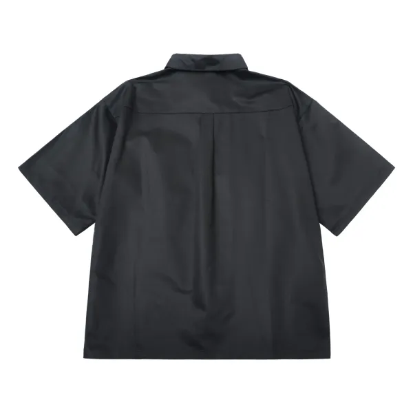 Hellstar Studio Half-Zip Work Shirt Black - 6
