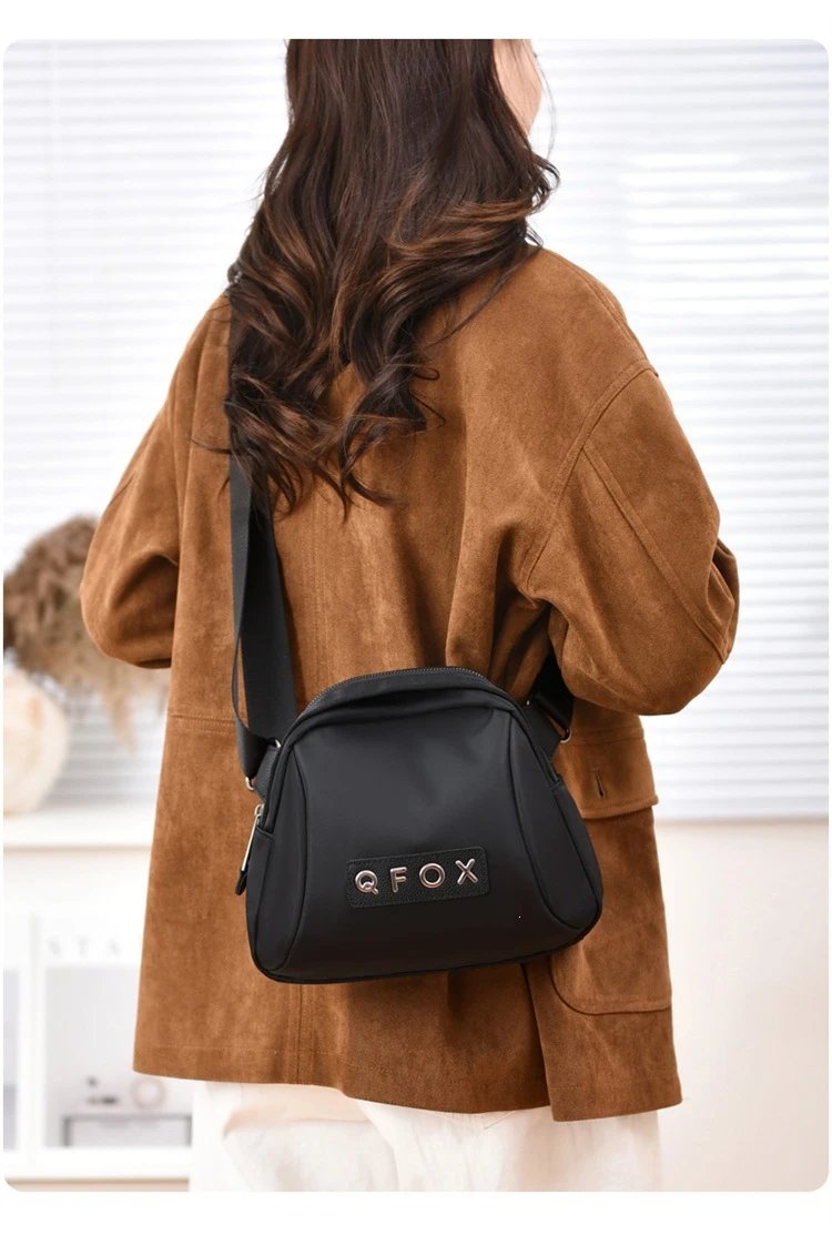 Design QFOX Mini Crossbody Bag Beige Crossbody Bags - 35