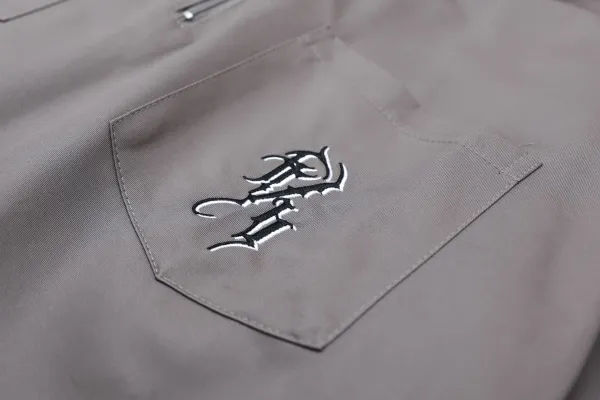 Hellstar Studio Half-Zip Work Shirt Black - 20
