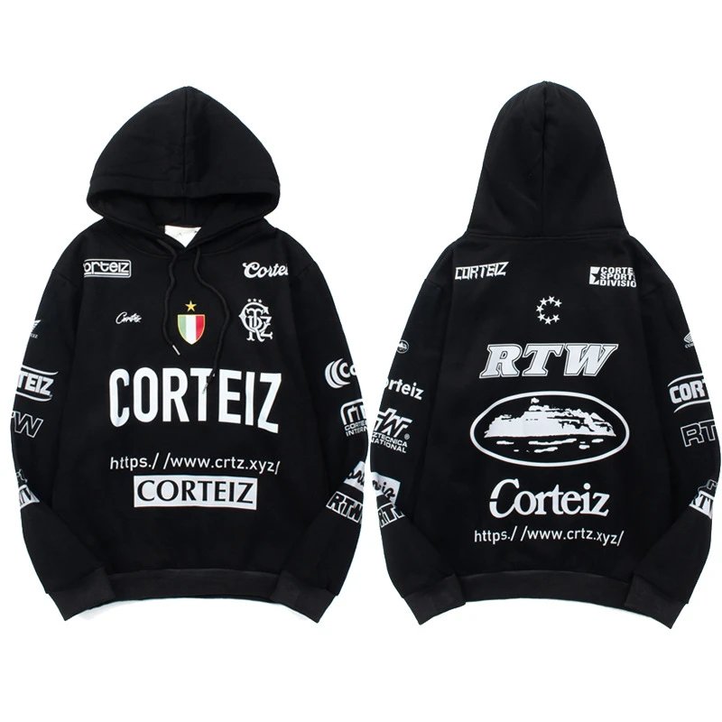 Design Embroidered Logo Black Hoodie - 20