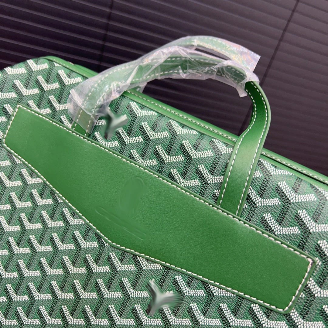 Goyard Saint Louis Backpack Gray and Tan Canvas - 7