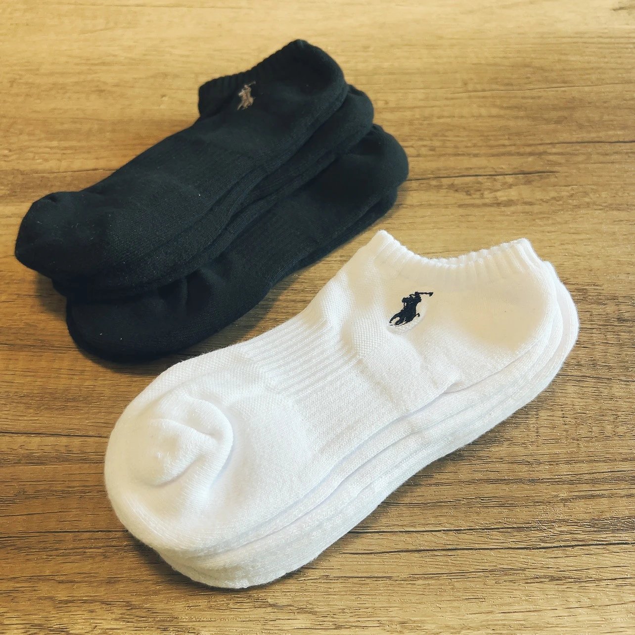 Design Basic Crew Sock White Socks - 3