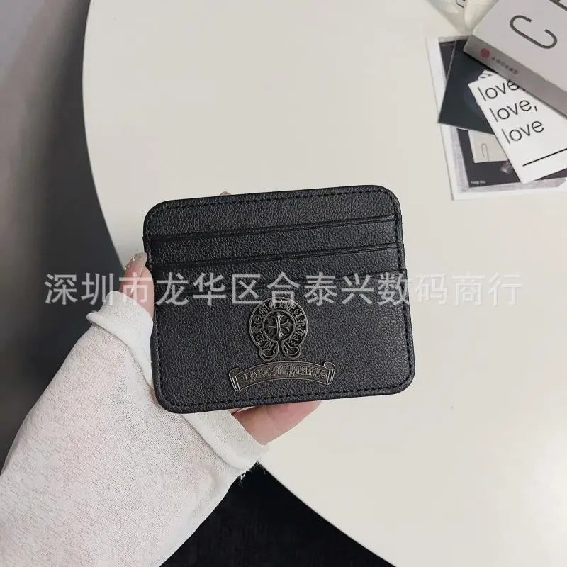 Chrome Hearts Triple Cross Card Holder Black - 8