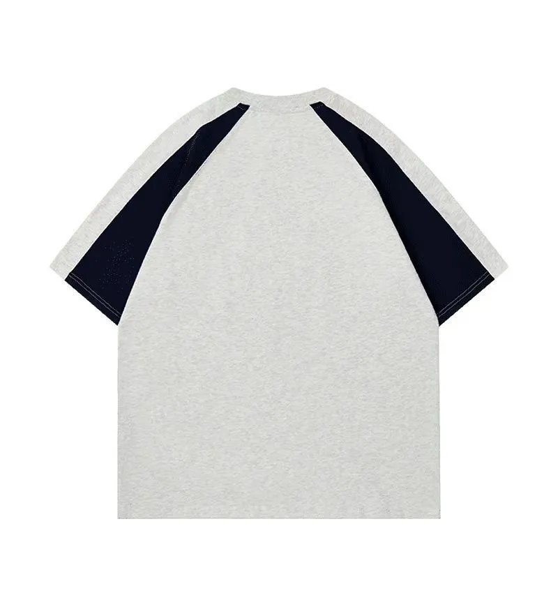 Fear of God Essentials Raglan T-Shirt Gray / Navy - 6
