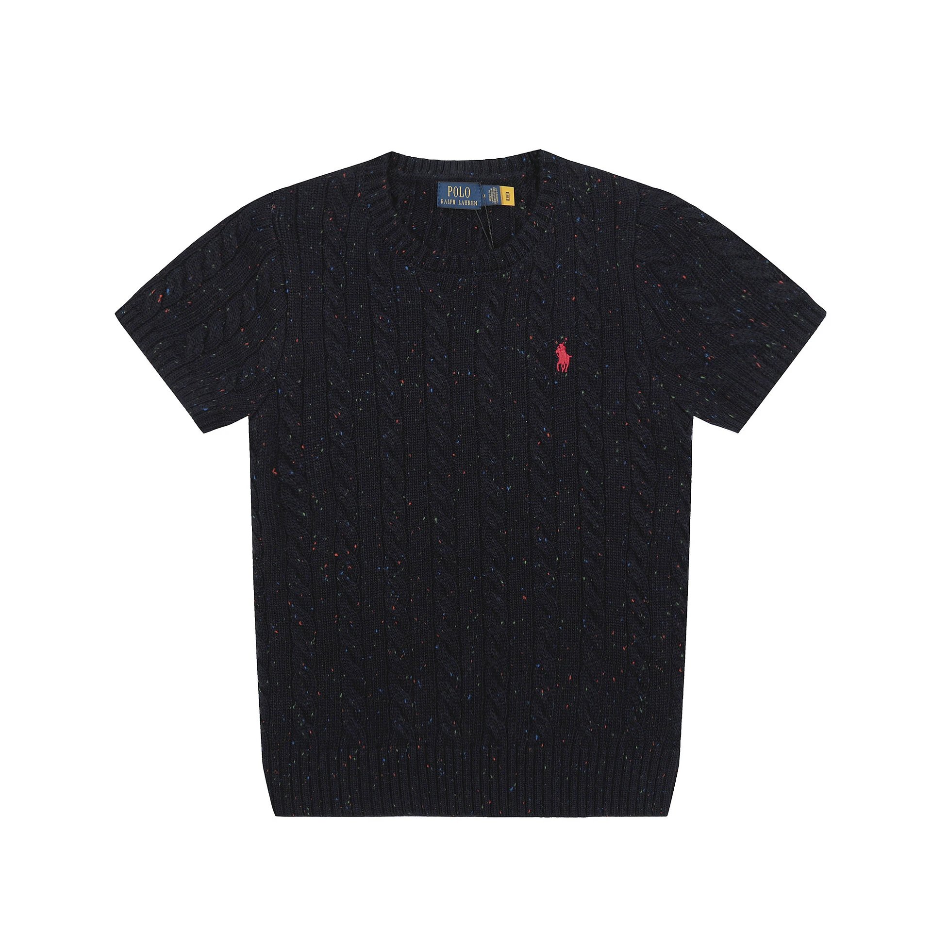 Polo Ralph Lauren Cable Knit Polo Gray Sweater - 26