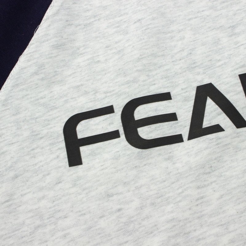 Fear of God Essentials Raglan T-Shirt Gray / Navy - 9