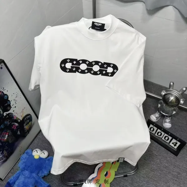 Design COOO Brand Floral Logo White T-Shirt T-Shirts - 12