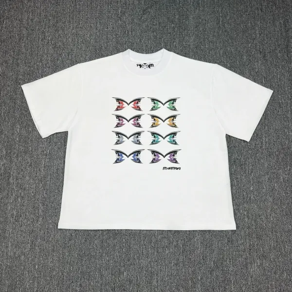 Design MARTA Butterfly Grid Multicolor T-Shirt T-Shirts - 1