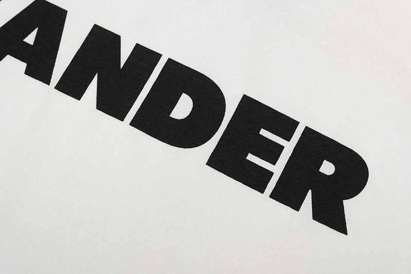Jil Sander Logo Graphic Black T-Shirt - 4