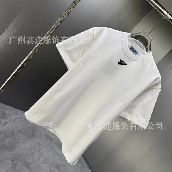 Prada Triangle Logo Black T-Shirt - 6