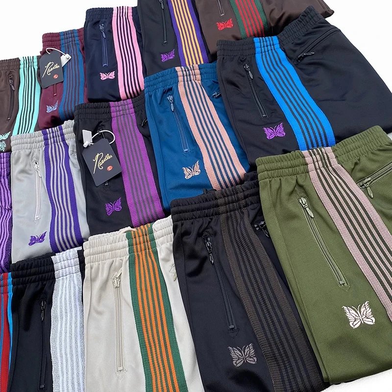 Design Butterfly Stripe Track Shorts Multicolor - 13