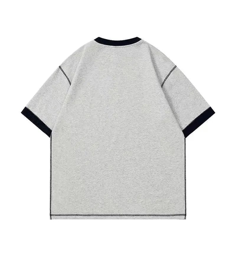 Corteiz Rules The World Ringer T-Shirt Gray - 8