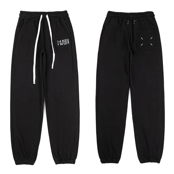 Maison Margiela Tabi Sweatpants Black - 1