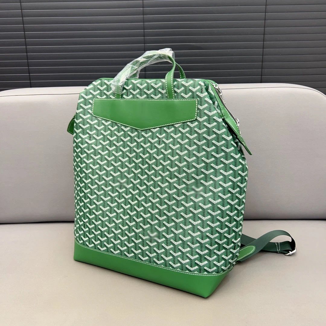 Goyard Saint Louis Backpack Gray and Tan Canvas - 3