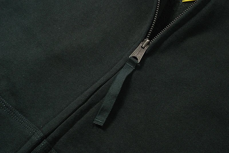 Design Zip-Up Hoodie Beige Hoodie - 15
