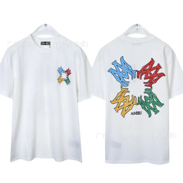 Amiri Graffiti Star T-Shirt White - 1