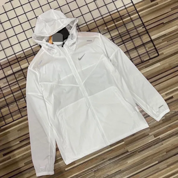 Nike Windrunner Hooded Jacket Black Outerwear - 5
