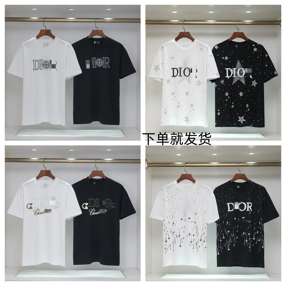 Dior Oblique Logo Black T-Shirt - 2