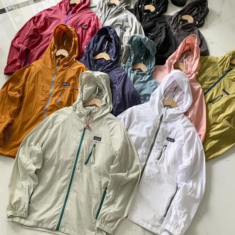 Patagonia Houdini Jacket Pink with Purple Zippers Windbreaker Outerwear.windbreaker - 9