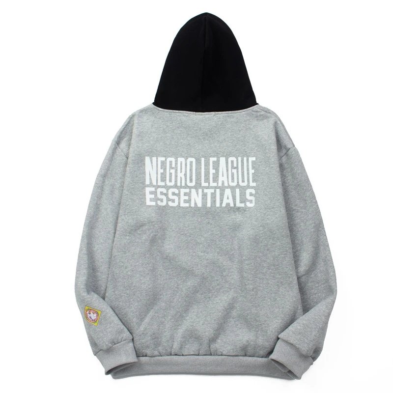 Mitchell & Ness Professional Negro Leagues Baseball Hoodie Gray - 6