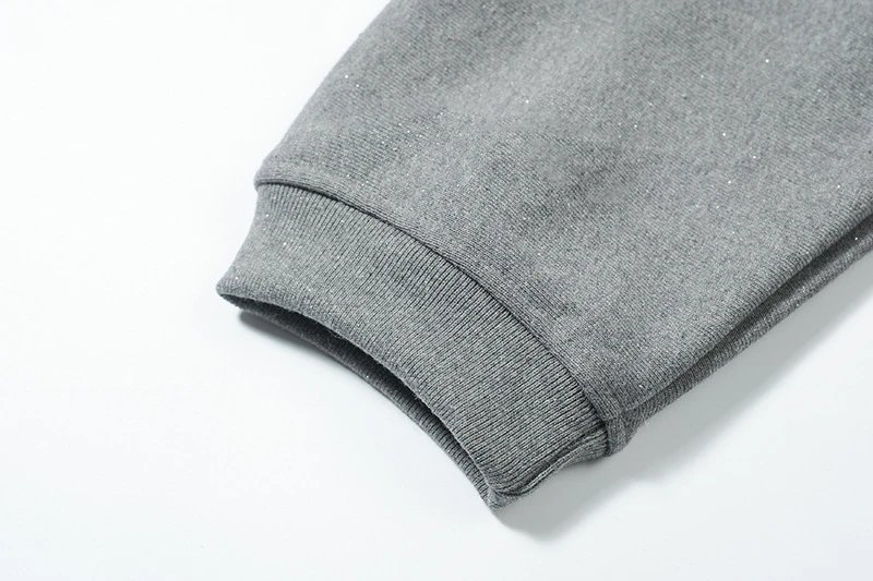 Design Oversized Zip-Up Hoodie Black - 6