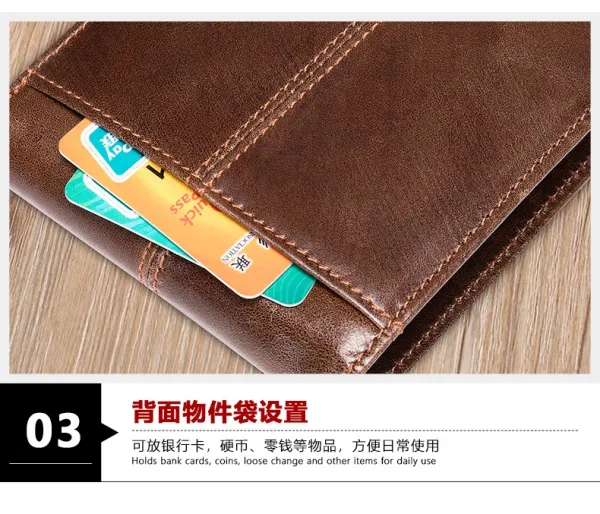 Design Crocodile-Embossed Leather Short Wallet Black - 20
