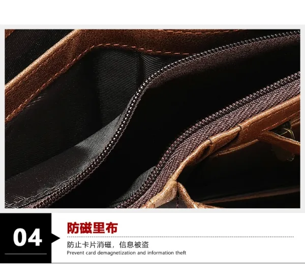 Design Crocodile-Embossed Leather Short Wallet Black - 21