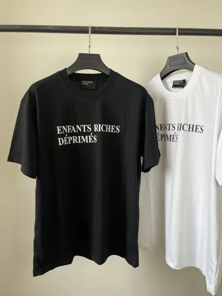 Enfants Riches Déprimés Logo Print Black T-Shirt - 4