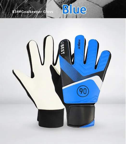 Design Best First 90 Goalkeeper Gloves Blue / White Gloves - 8