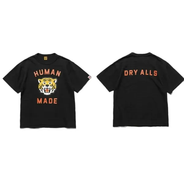 Human Made Tiger Graphic T-Shirt Black - 1
