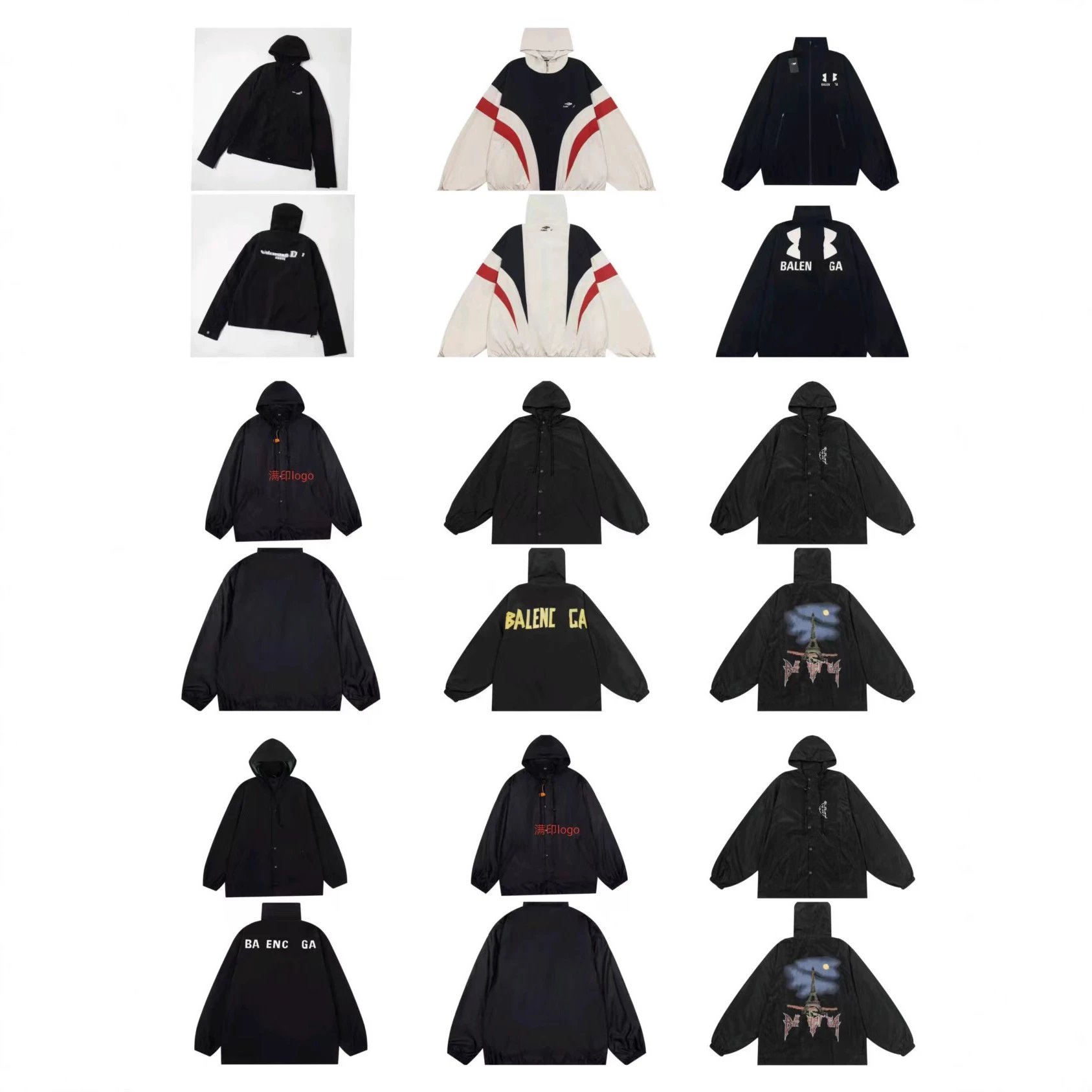 Cross border foreign trade high version B home grid inner liner collection, windproof and waterproof jacket, casual and versatile for men and women