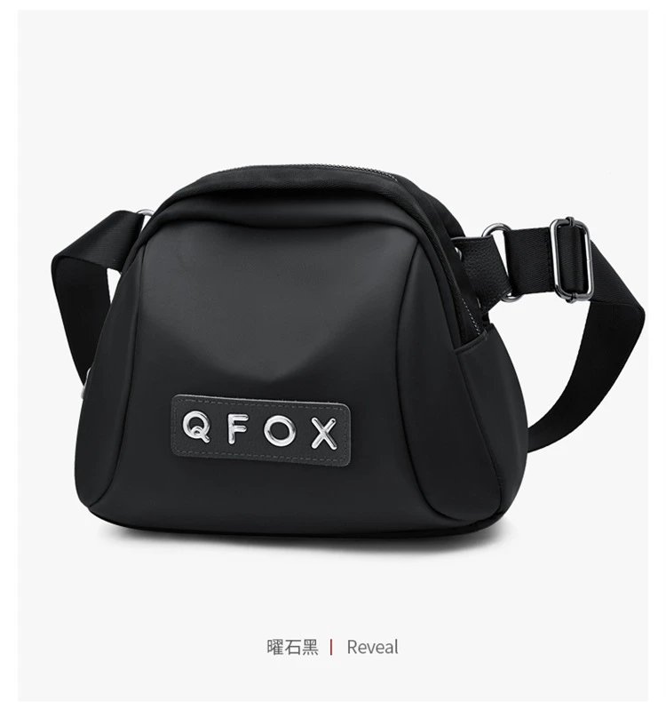 Design QFOX Mini Crossbody Bag Beige Crossbody Bags - 19