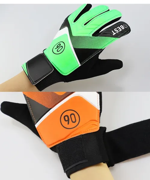Design Best First 90 Goalkeeper Gloves Blue / White Gloves - 5