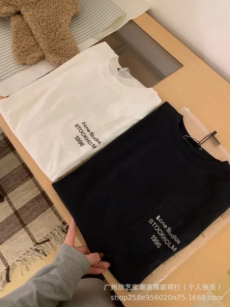 Acne Studios Stockholm 1996 Pocket Long-Sleeve T-Shirt Black - 15