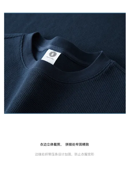 Design Ribbed Crewneck T-Shirt Gray - 18