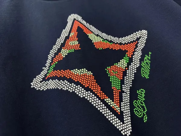 Design Diamond Grid Print White T-Shirt - 11