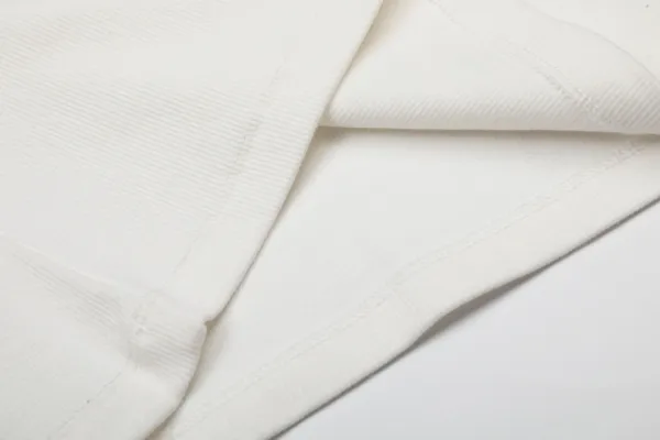 Lacoste Ringer T-Shirt White with Black Trim - 7