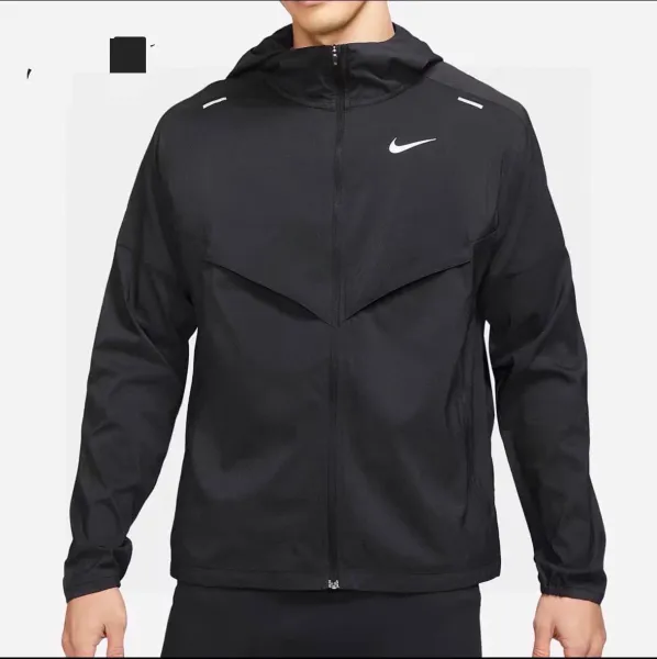 Nike Windrunner Hooded Jacket Black Outerwear - 4