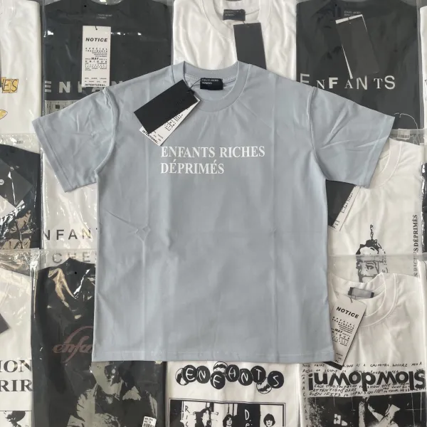 Enfants Riches Déprimés Logo Print Black T-Shirt - 7