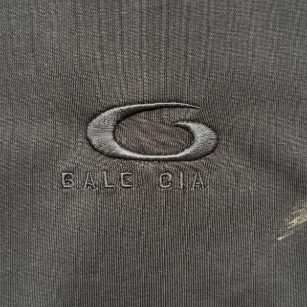 Balenciaga Paint Splatter Oversized T-Shirt Black Multicolor - 8