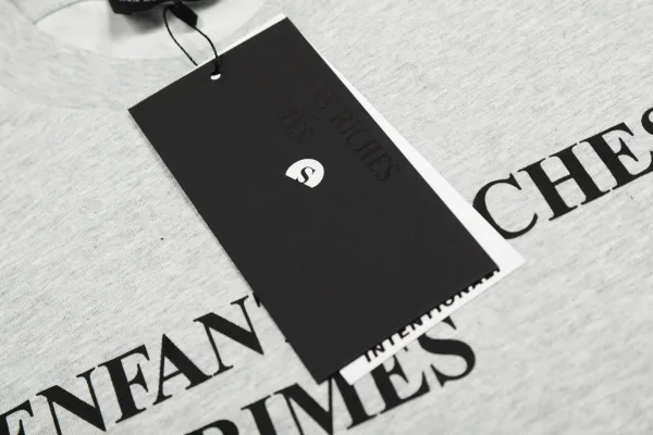 Enfants Riches Déprimés Logo Print Black T-Shirt - 41