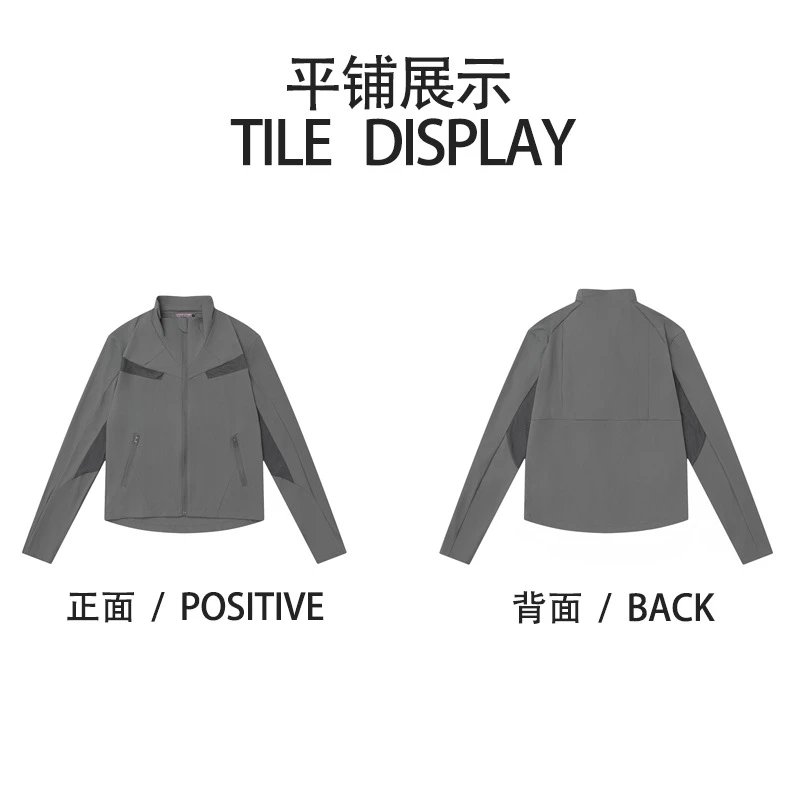 Design Softshell Jacket Gray Performance Outerwear - 5