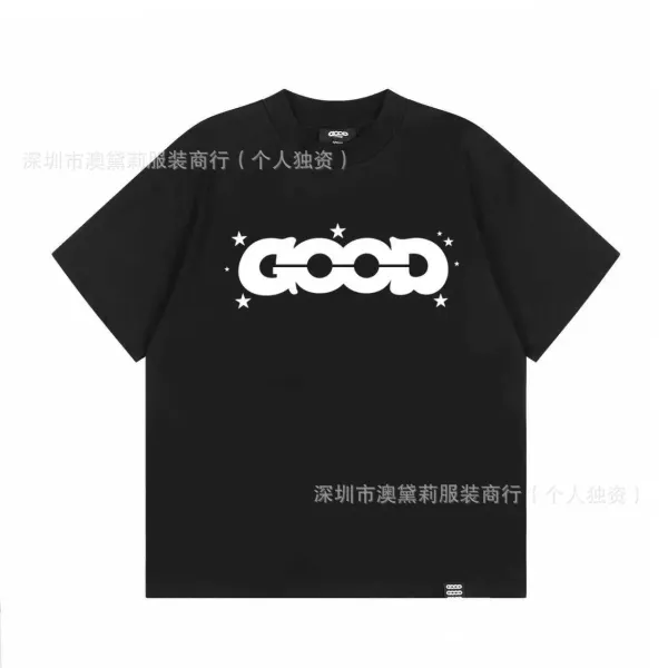 GOOD BRAND Good Star Print Black T-Shirt - 1