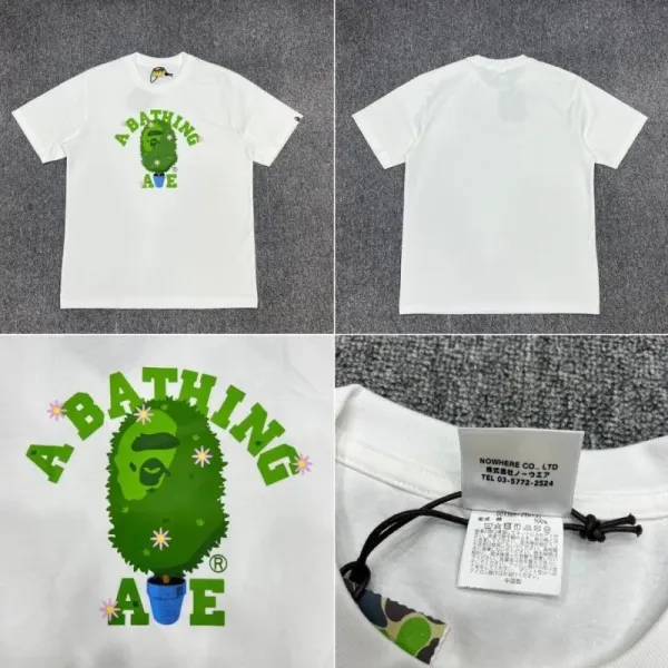 A Bathing Ape Moon White T-Shirt - 39
